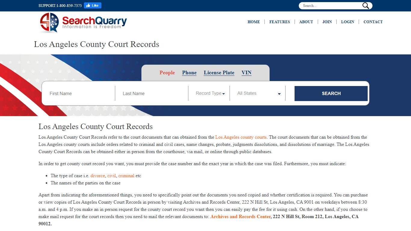 Los Angeles County Court Records - Search County Court Records Online